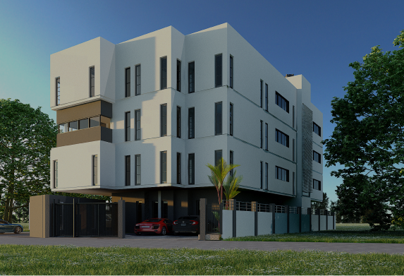 A Block of 13 Units of 3-Bedroom Flats.